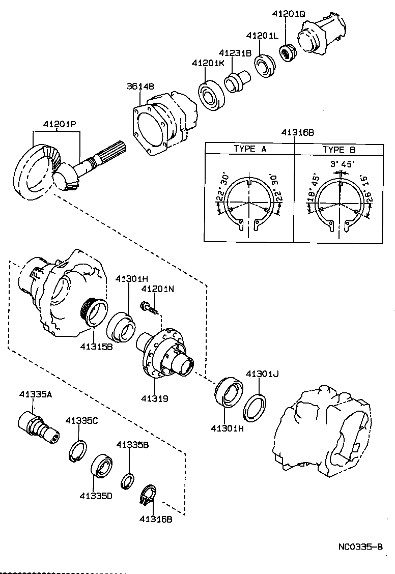 Toyota 90201-68033 WASHER, PLATE(FOR RING GEAR MOUNTING CASE)