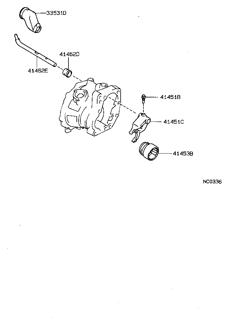 33531-12010 BOOT, DUST (FOR DIFFERENTIAL LOCK SHIFT FORK SHAFT) product image