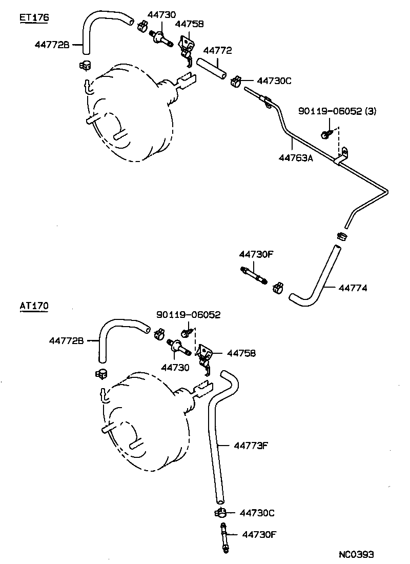 44610-2B820 BOOSTER ASSY, BRAKE product image