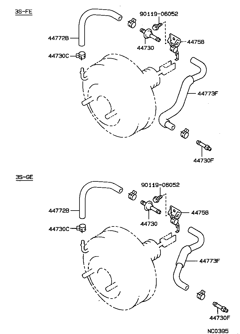 44610-2B820 BOOSTER ASSY, BRAKE product image
