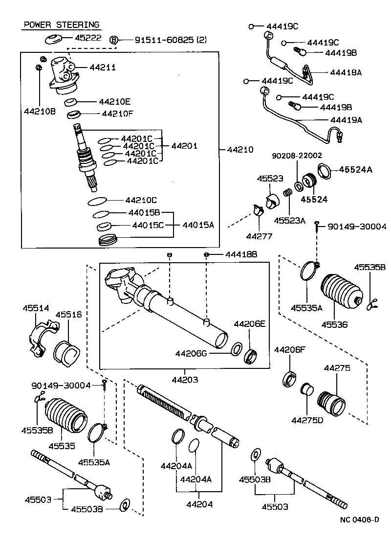 90430-10008 GASKET(FOR STEERING TURN PRESSURE TUBE) product image