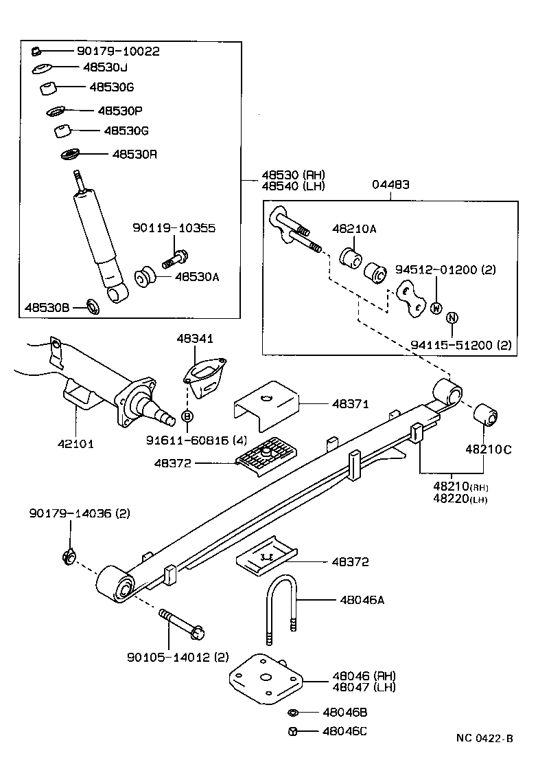 48231-2B220 SPRING, COIL, REAR product image