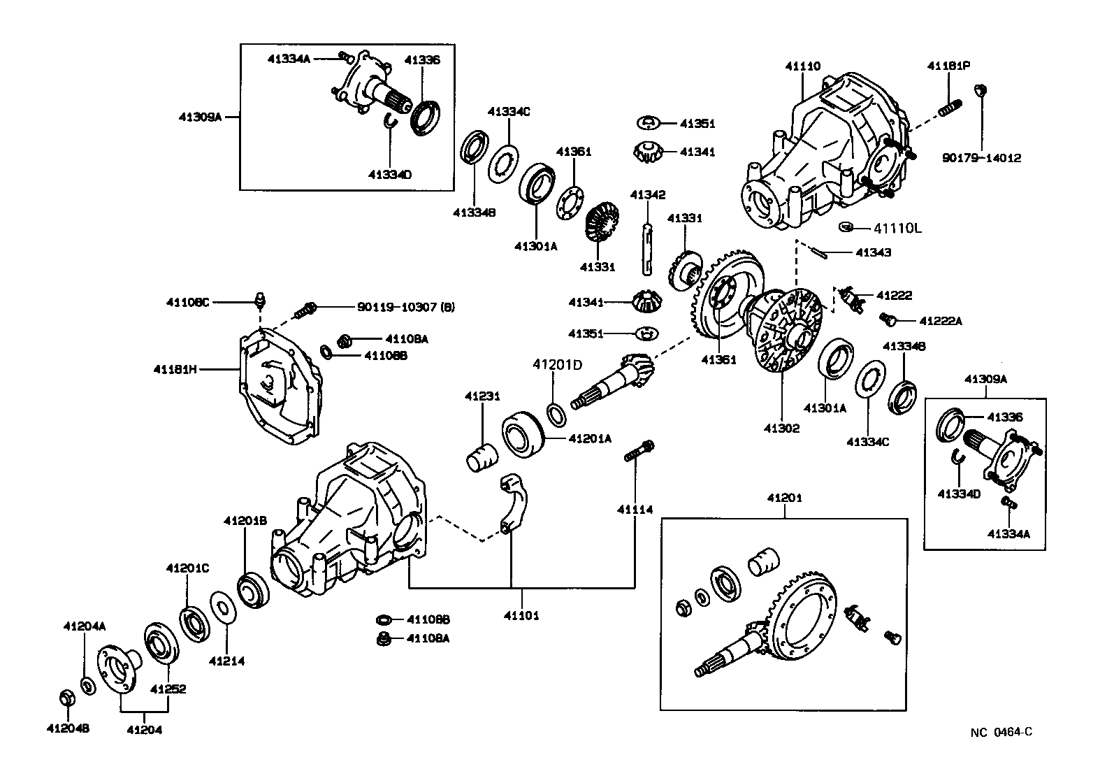 41331-30040 GEAR, REAR DIFFERENTIAL SIDE product image