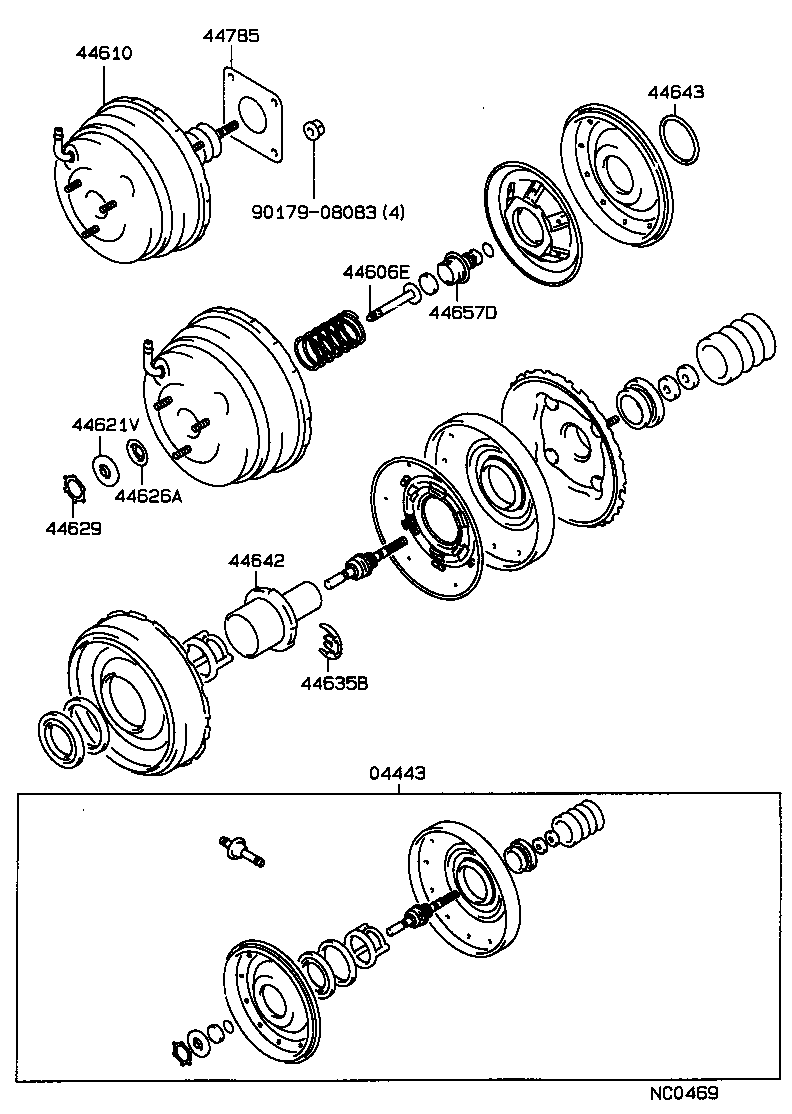 44772-20230 HOSE, CHECK VALVE TO BRAKE BOOSTER product image