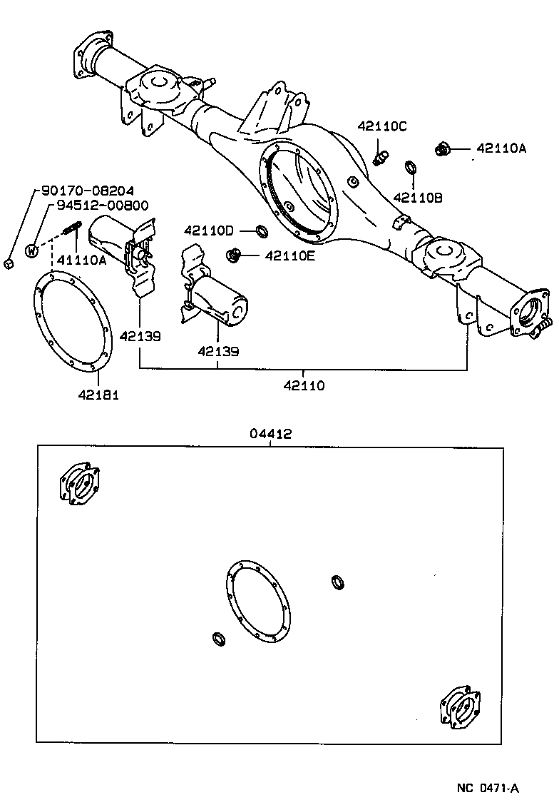 41331-30040 GEAR, REAR DIFFERENTIAL SIDE product image