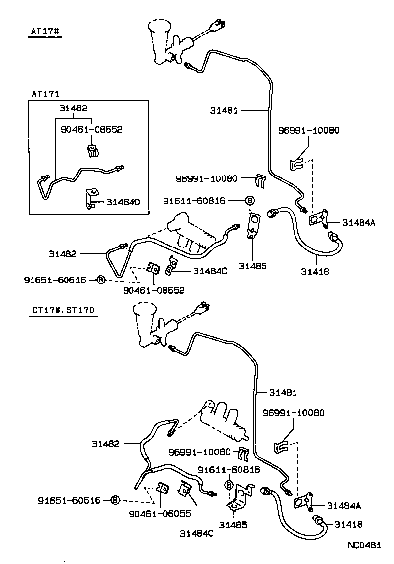 31301-20290 PEDAL SUB-ASSY, CLUTCH product image