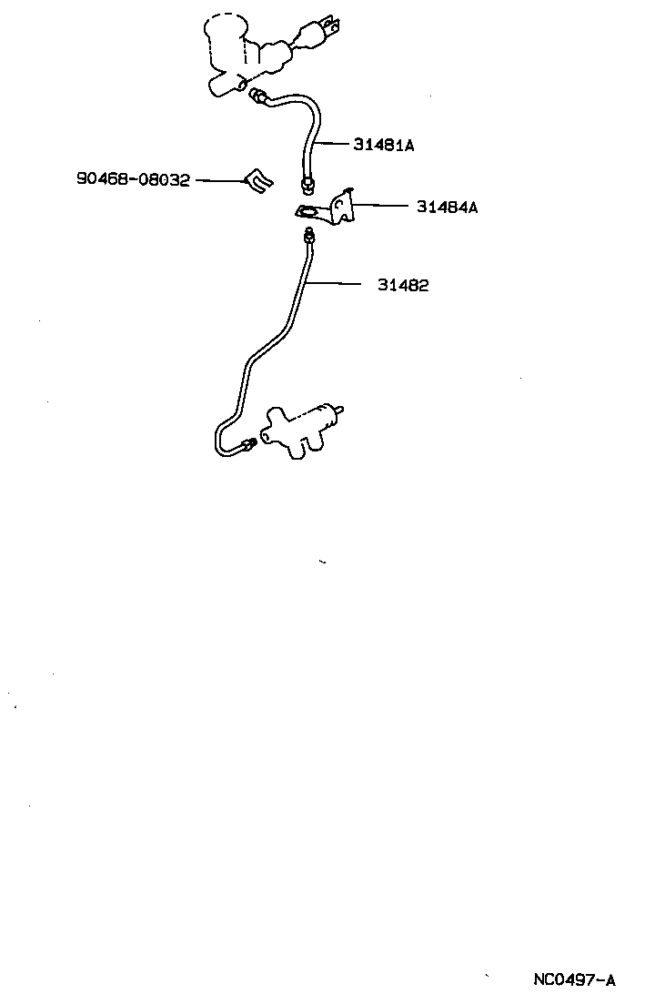 31301-22240 PEDAL SUB-ASSY, CLUTCH product image