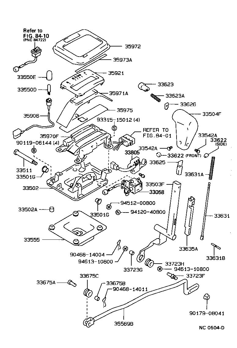 Toyota 33503-22290 LEVER SUB-ASSY, SHIFT(FOR FLOOR SHIFT)