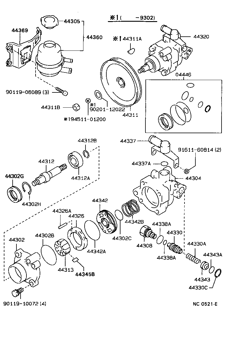 44320-22411 PUMP ASSY, VANE product image