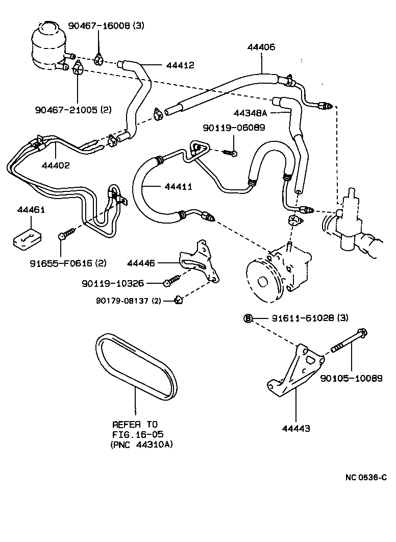 44402-22200 COOLER SUB-ASSY, POWER STEERING OIL, NO.1 product image