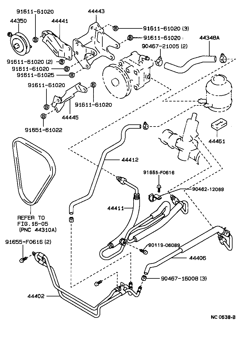 44402-22200 COOLER SUB-ASSY, POWER STEERING OIL, NO.1 product image
