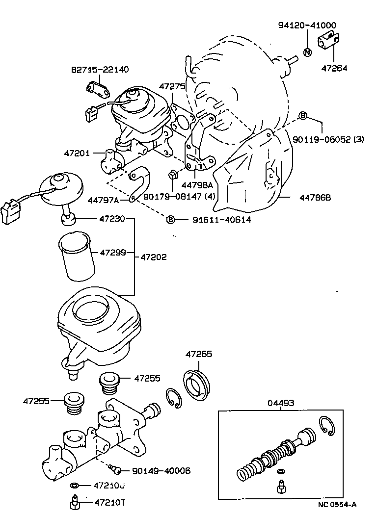 44797-22020 BRACKET, HEAT INSULATOR, NO.2 product image
