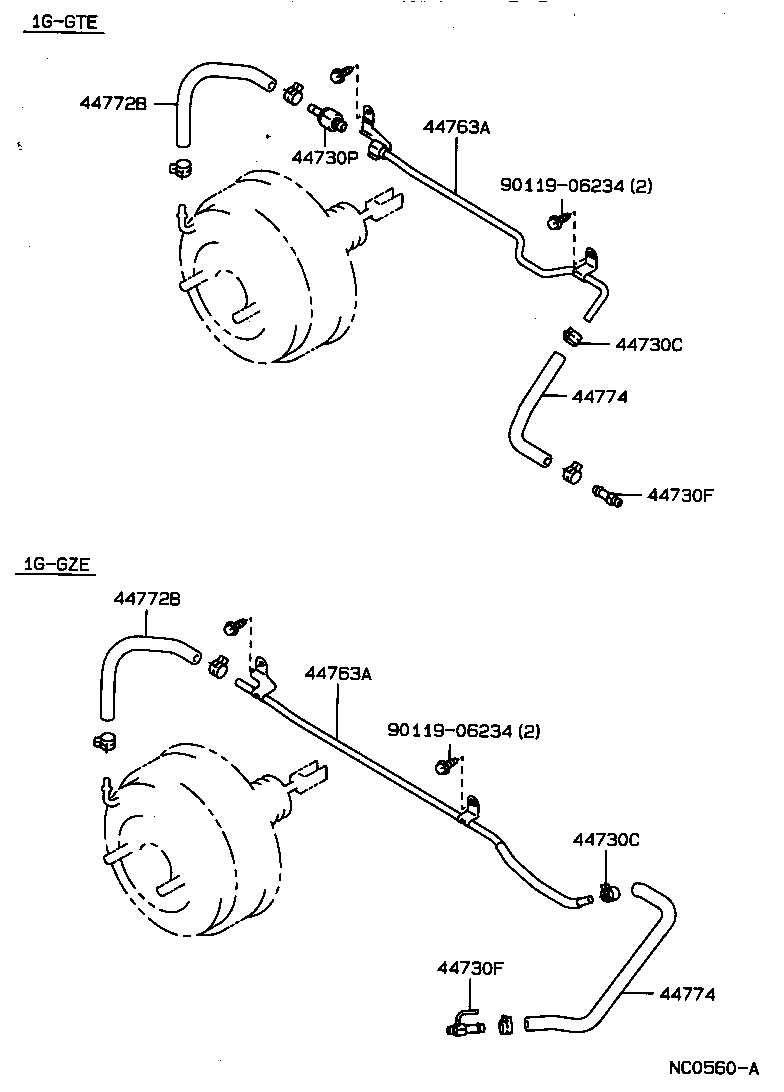 44610-22790 BOOSTER ASSY, BRAKE product image