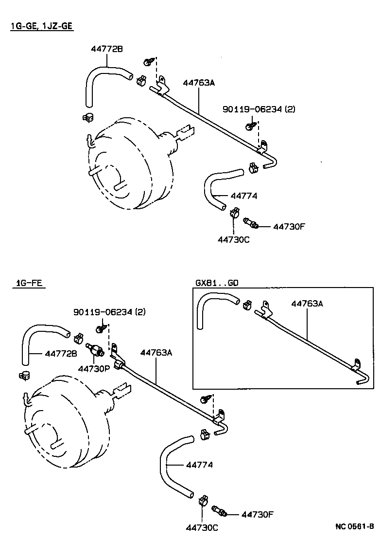 44610-22790 BOOSTER ASSY, BRAKE product image