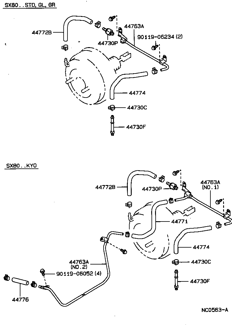 44610-22790 BOOSTER ASSY, BRAKE product image