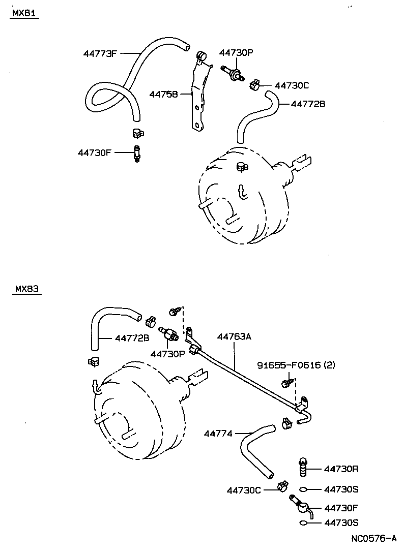 44610-22700 BOOSTER ASSY, BRAKE product image