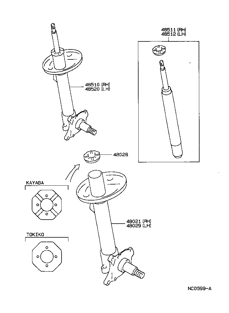 48131-2A160 SPRING, FRONT COIL, RH product image