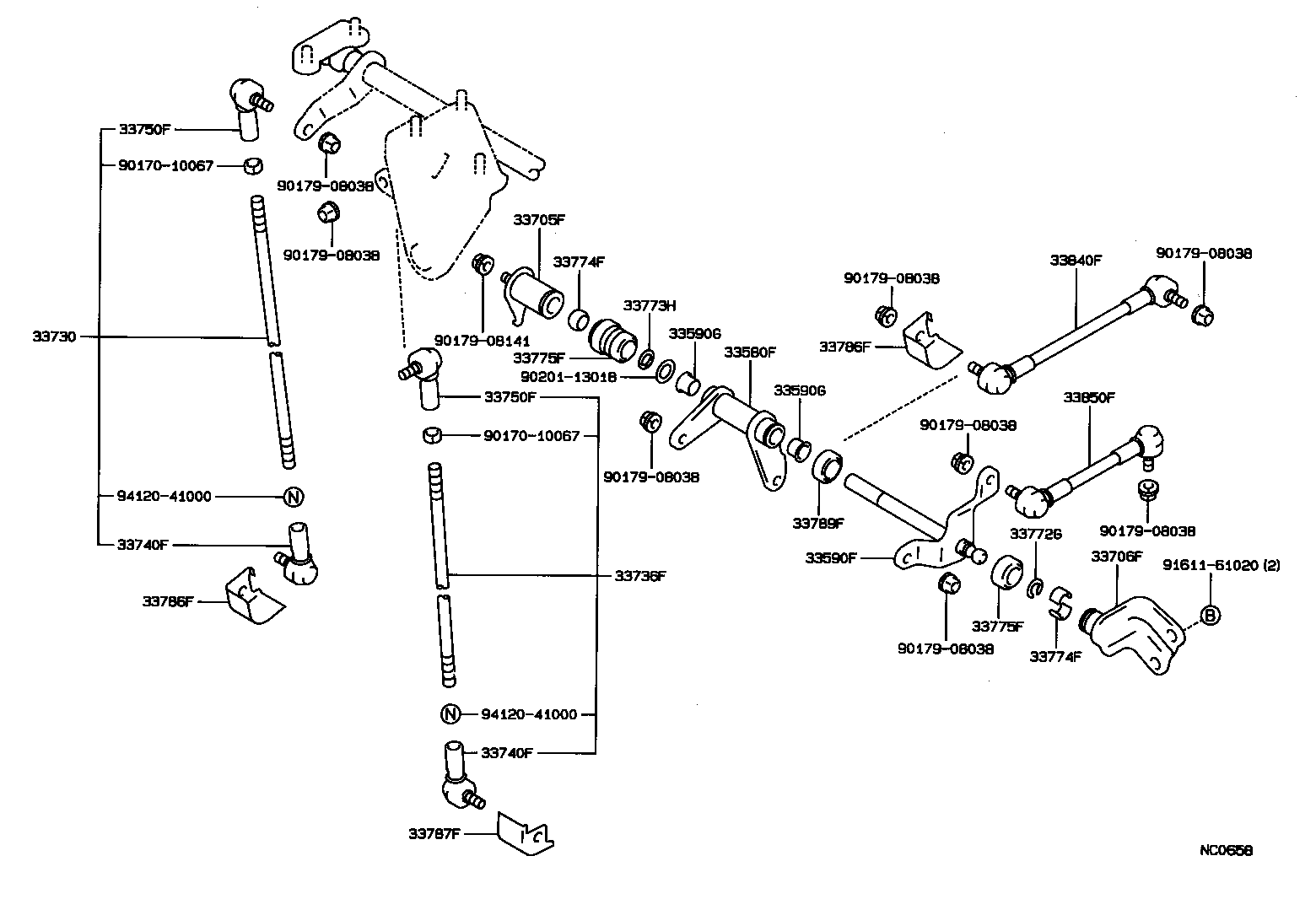 33503-36061 LEVER SUB-ASSY, SHIFT(FOR FLOOR SHIFT) product image
