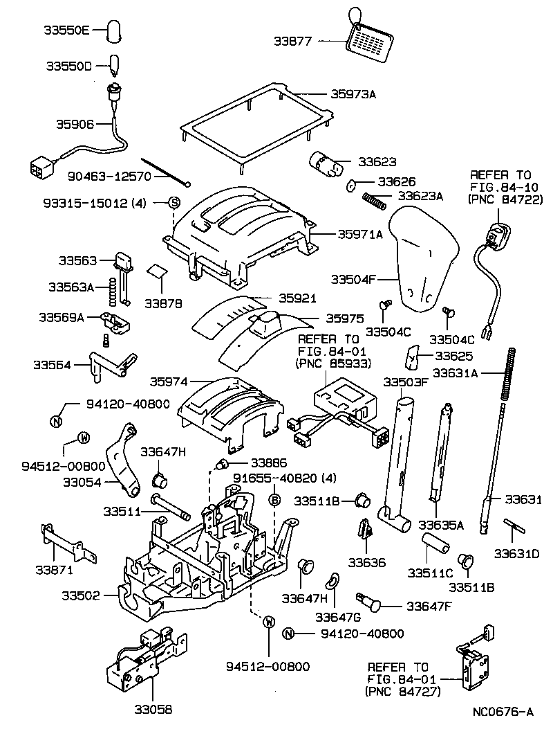 33569-32010 GUIDE, SHIFT LOCK RELEASE BUTTON product image