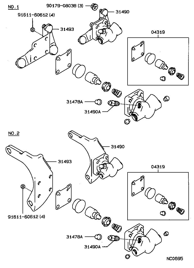 31489-28160 TUBE, TUBE CONNECTOR TO FLEXIBLE HOSE product image