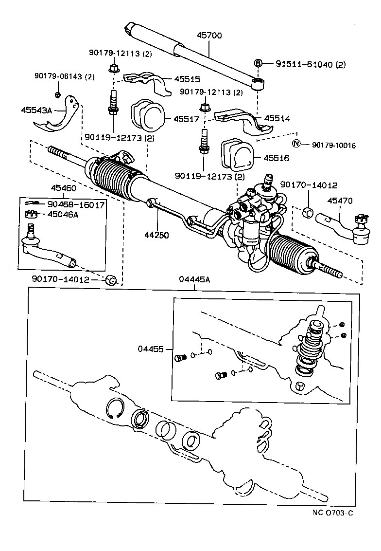 Toyota 44419-50010 TUBE, STEERING LEFT TURN PRESSURE