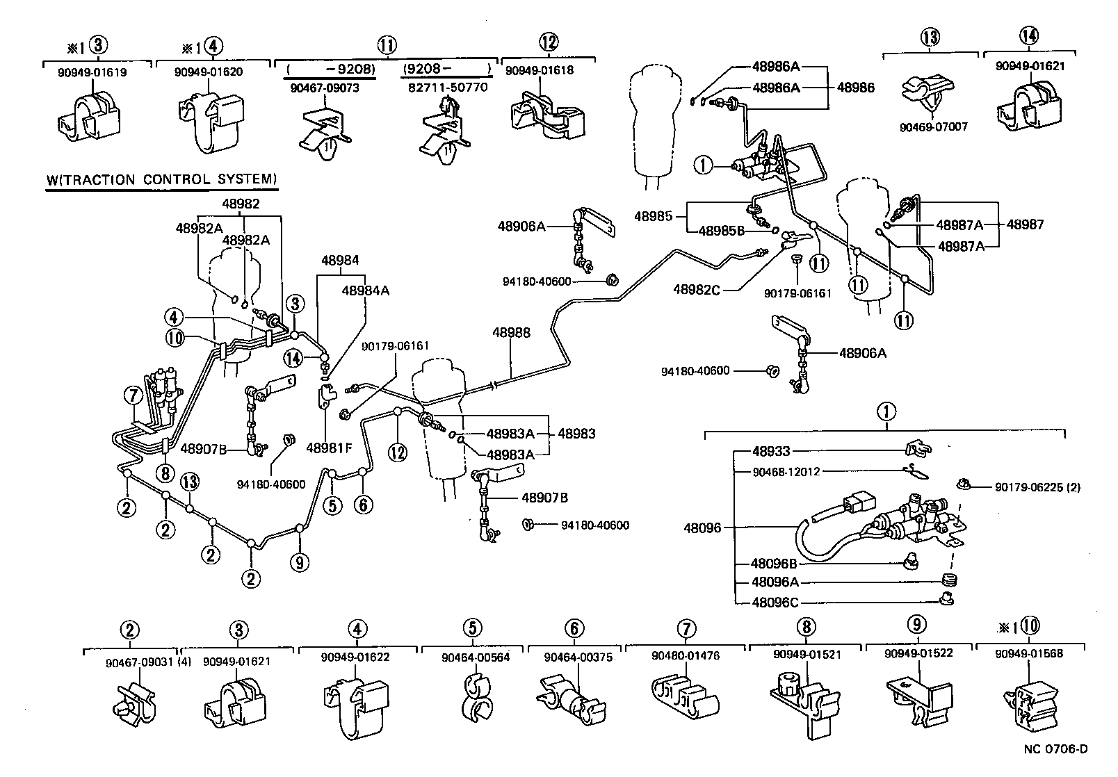 48911-50010 BRACKET, HEIGHT CONTROL COMPRESSOR product image