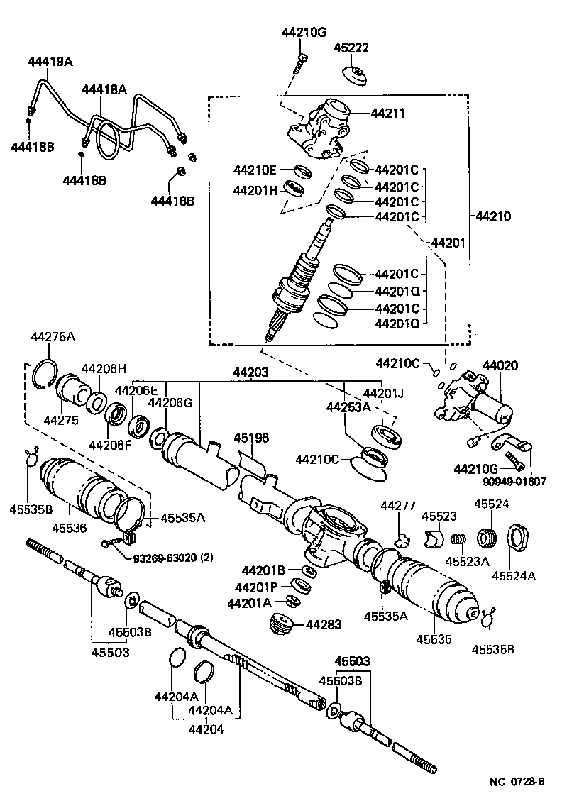 Toyota 44419-32040 TUBE, STEERING LEFT TURN PRESSURE