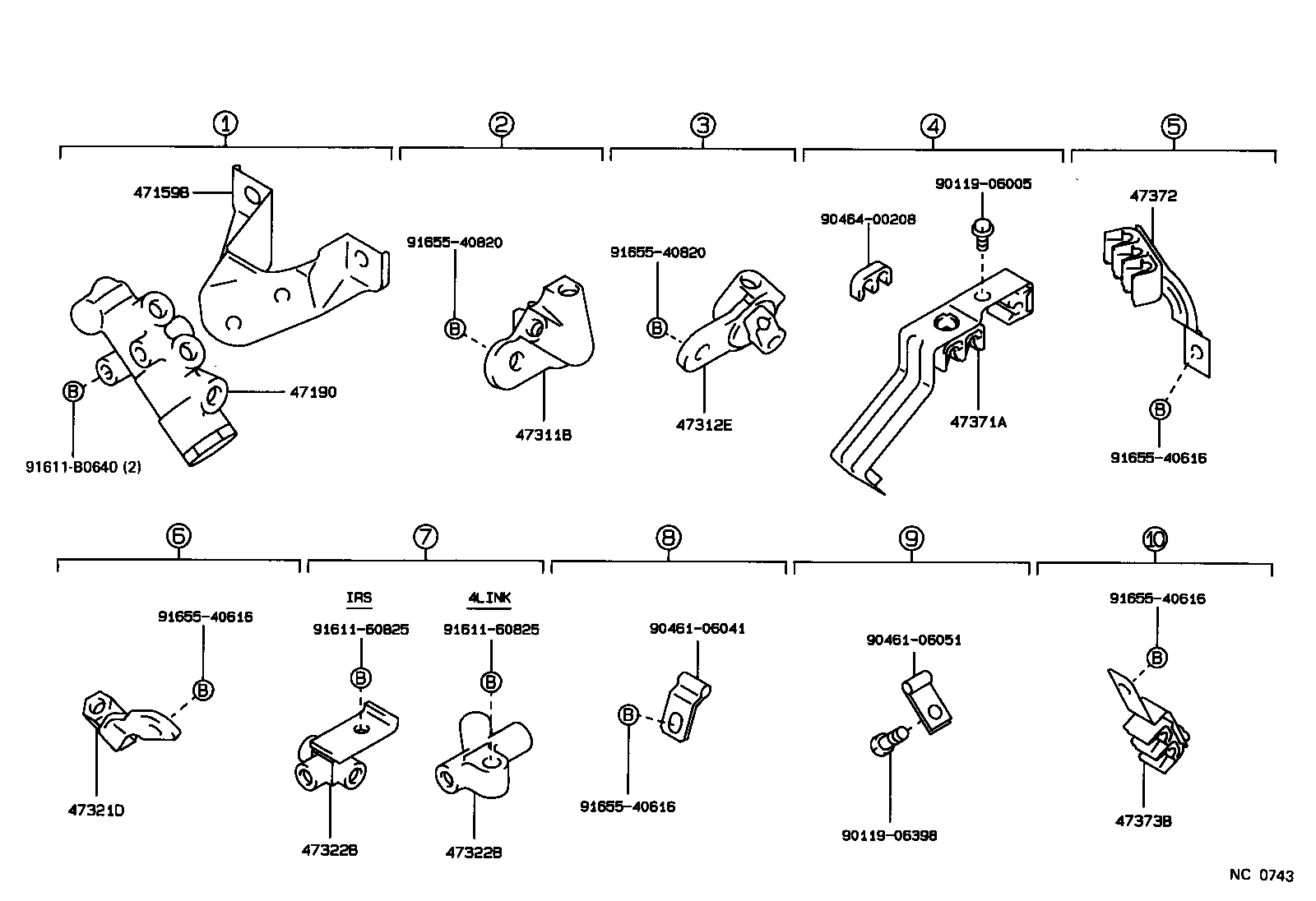 47190-30220 VALVE ASSY, PROPORTIONING & BY-PASS product image