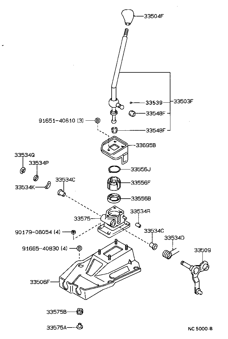 33622-20010 COVER, SHIFT LEVER KNOB, NO.1 product image
