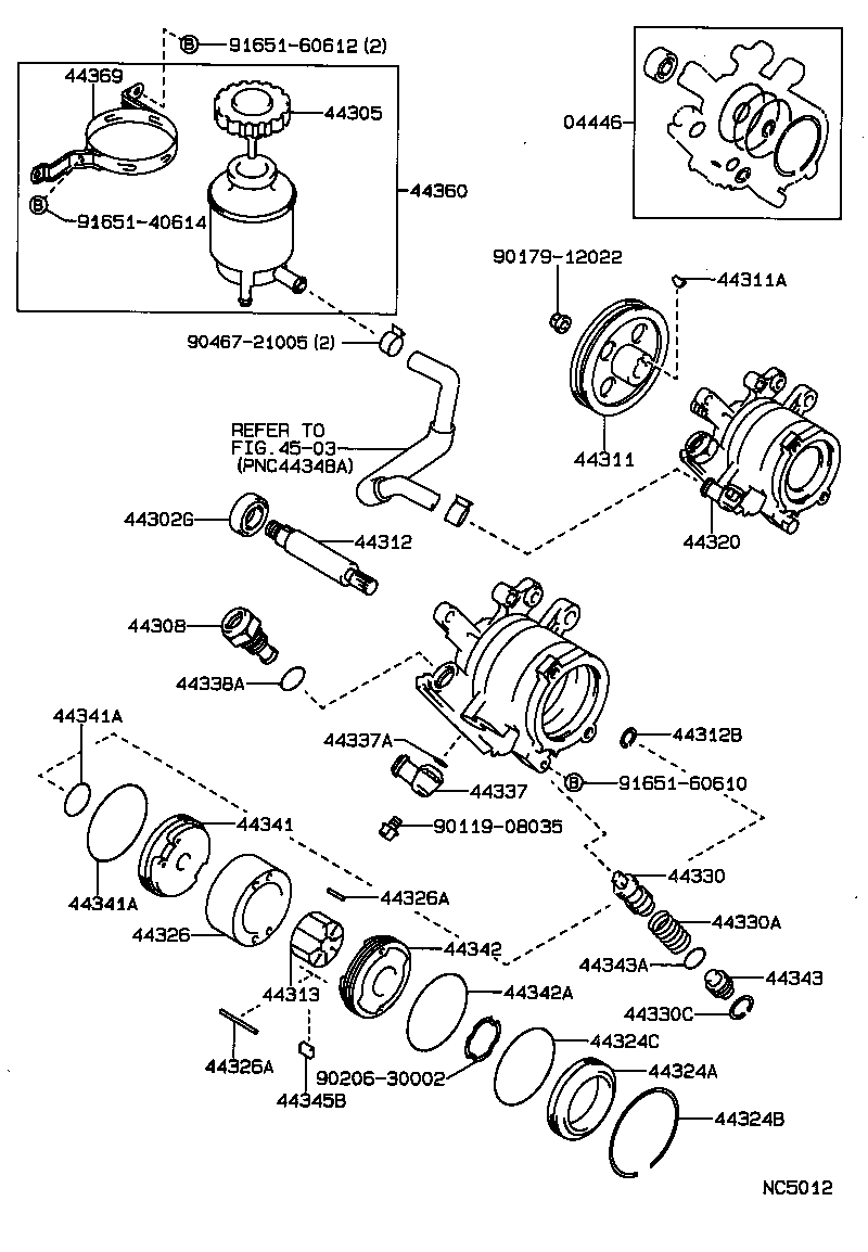 44320-20201 PUMP ASSY, VANE product image