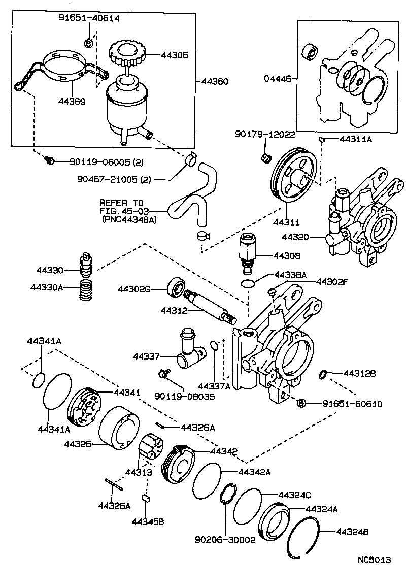 44320-20201 PUMP ASSY, VANE product image
