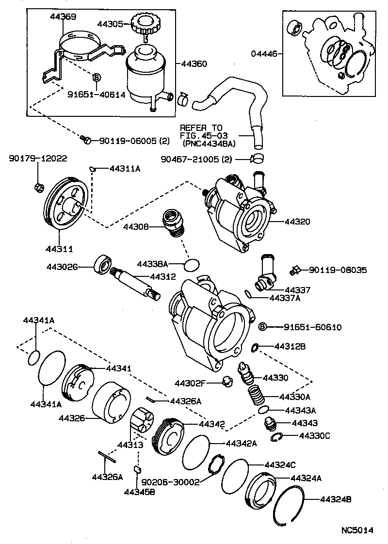 44320-20201 PUMP ASSY, VANE product image