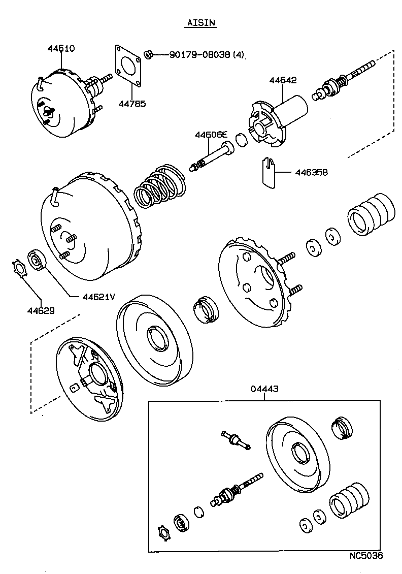 44772-20230 HOSE, CHECK VALVE TO BRAKE BOOSTER product image