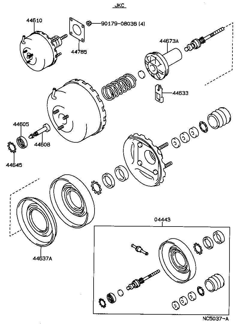 44772-20230 HOSE, CHECK VALVE TO BRAKE BOOSTER product image