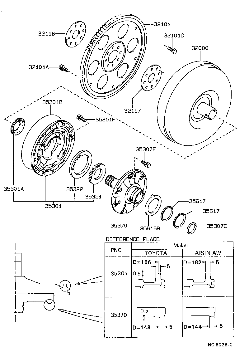32000-20130 CONVERTER ASSY, TORQUE product image