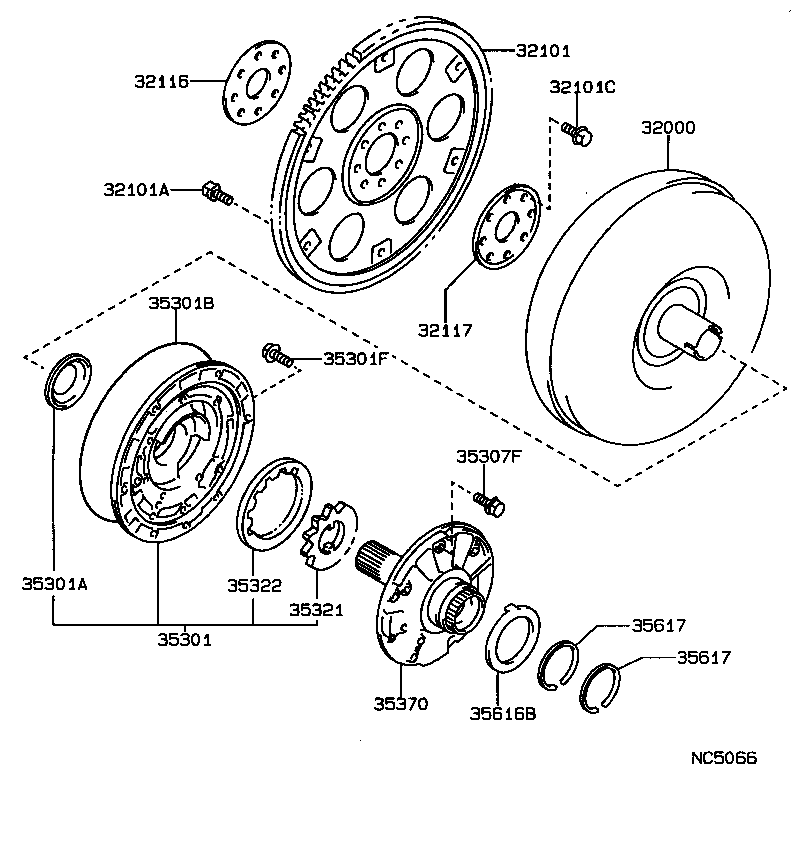 35035-32030 BODY SUB-ASSY, FRONT OIL PUMP product image