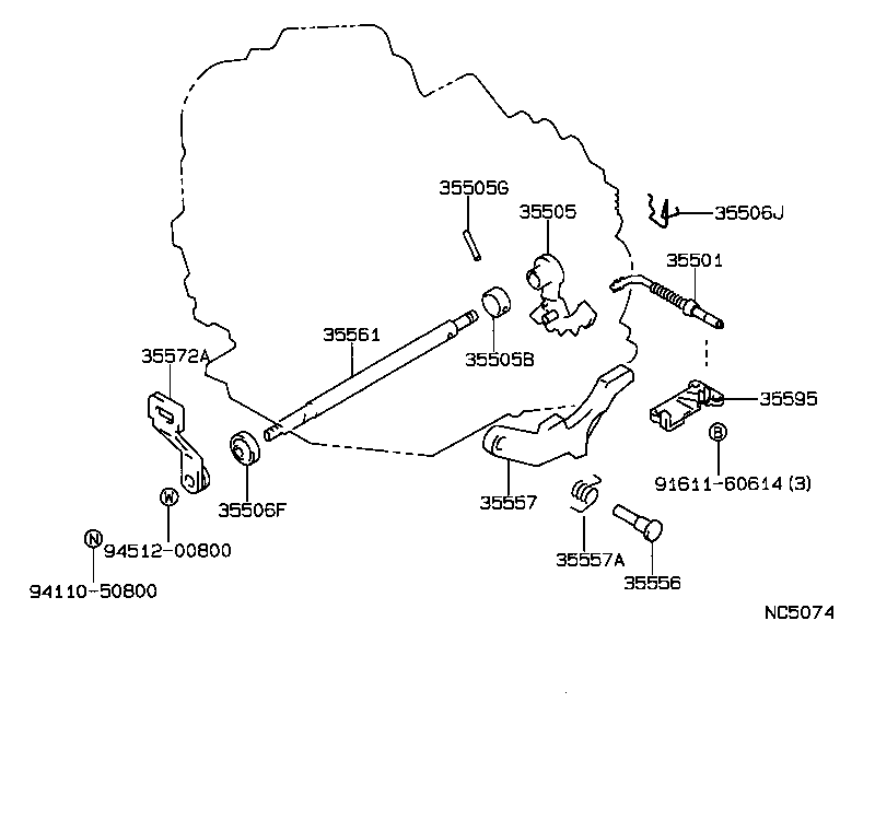 35520-32030 CABLE ASSY, THROTTLE product image