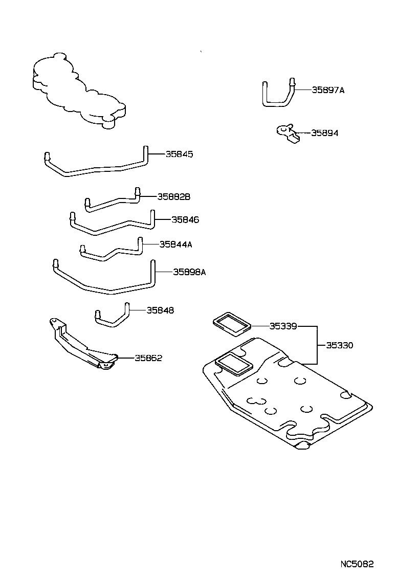 35410-32100 BODY ASSY, TRANSMISSION VALVE product image