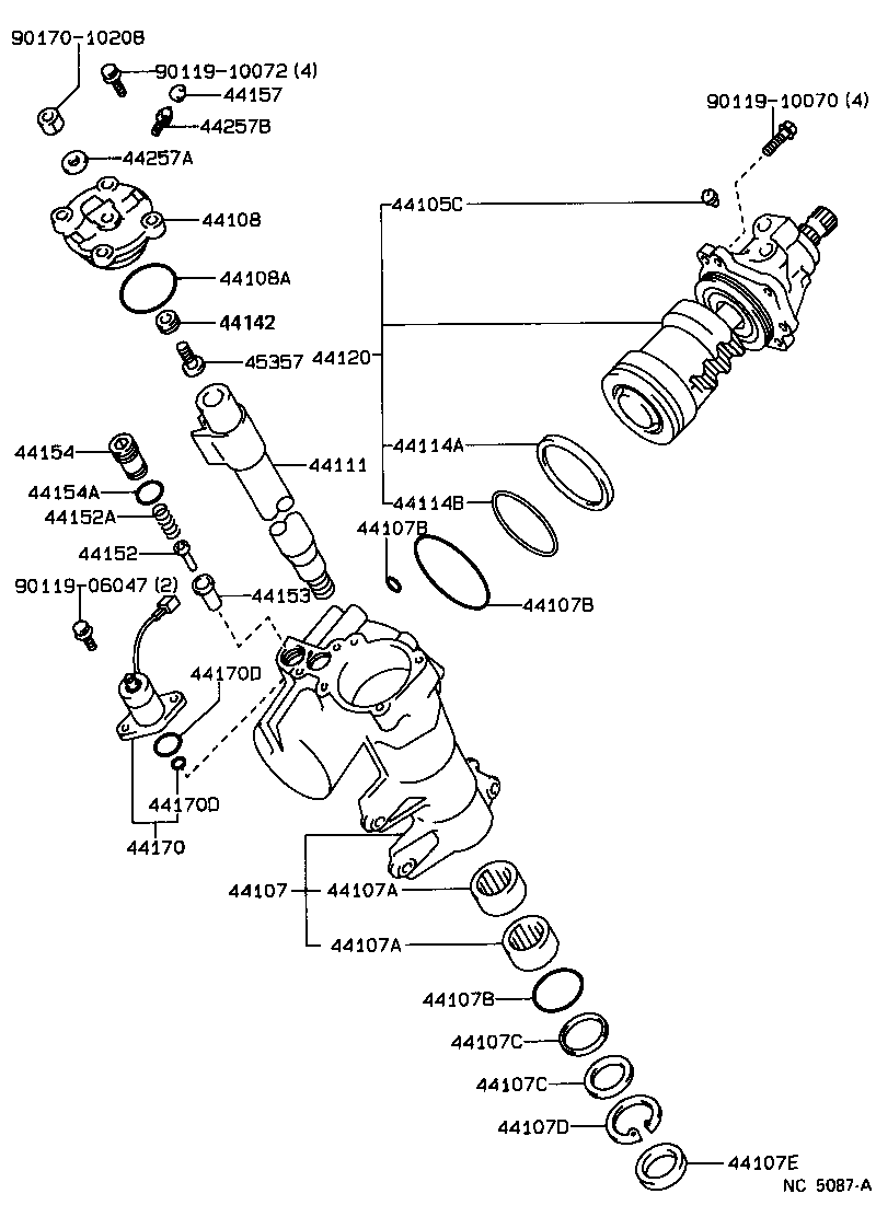 45466-22020 CLAMP, TIE ROD END product image