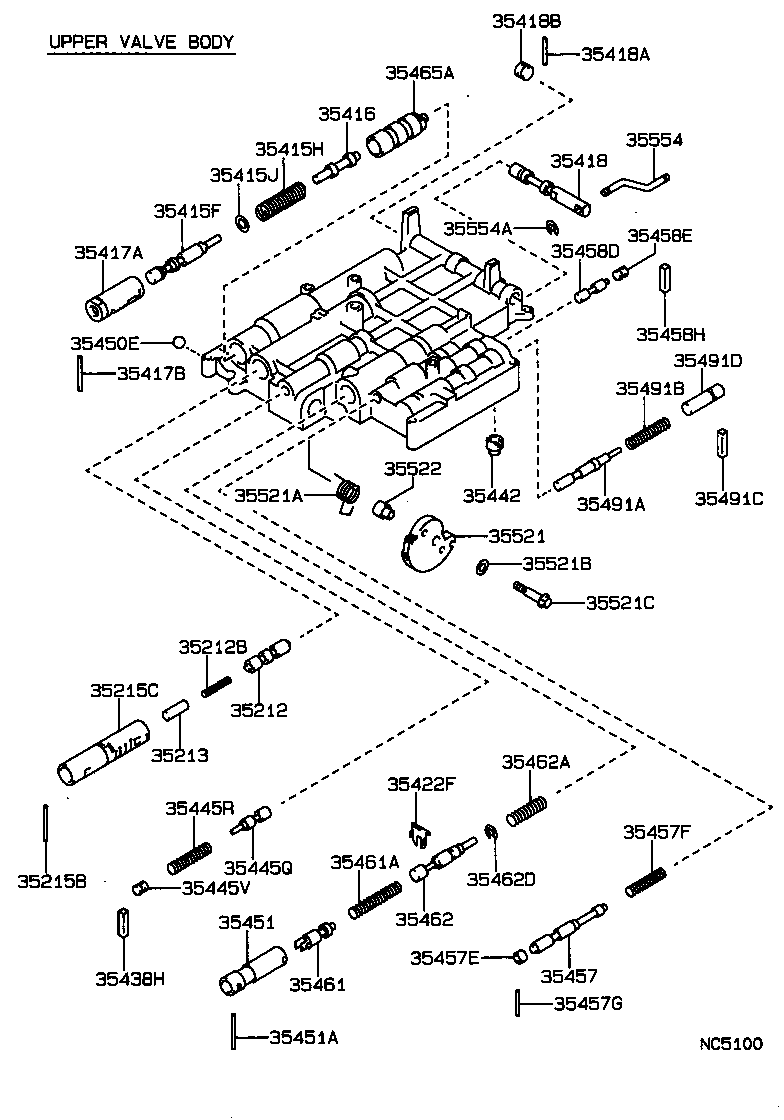 90501-20115 SPRING, COMPRESSION (FOR B-2 ACCUMULATOR PISTON) product image