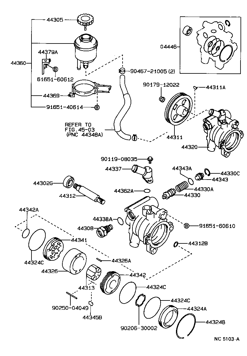 44320-20201 PUMP ASSY, VANE product image