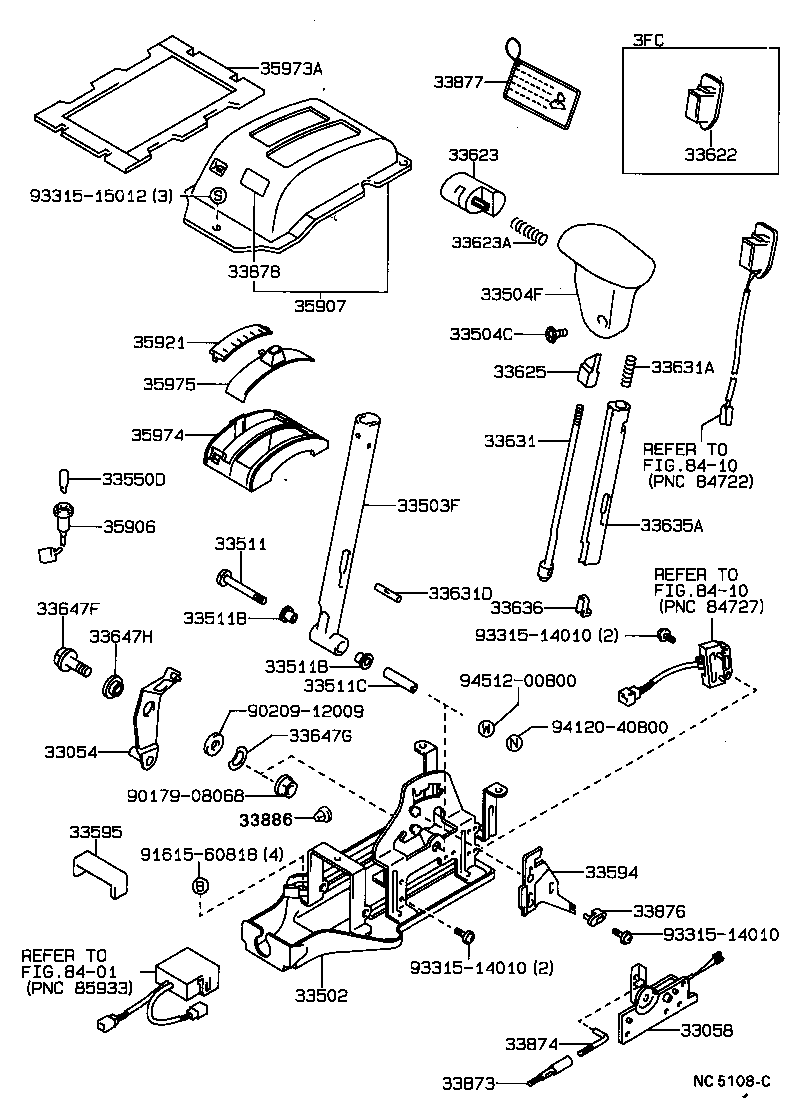 33622-20010 COVER, SHIFT LEVER KNOB, NO.1 product image