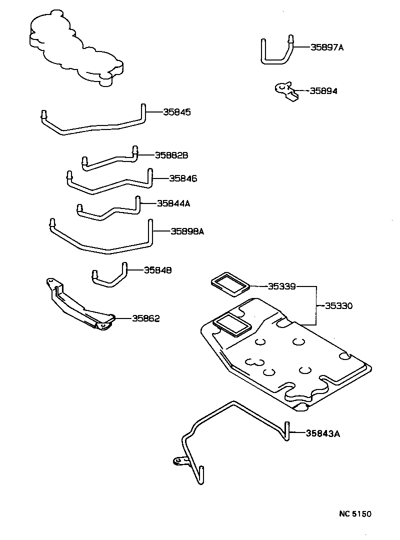 35410-32071 BODY ASSY, TRANSMISSION VALVE product image