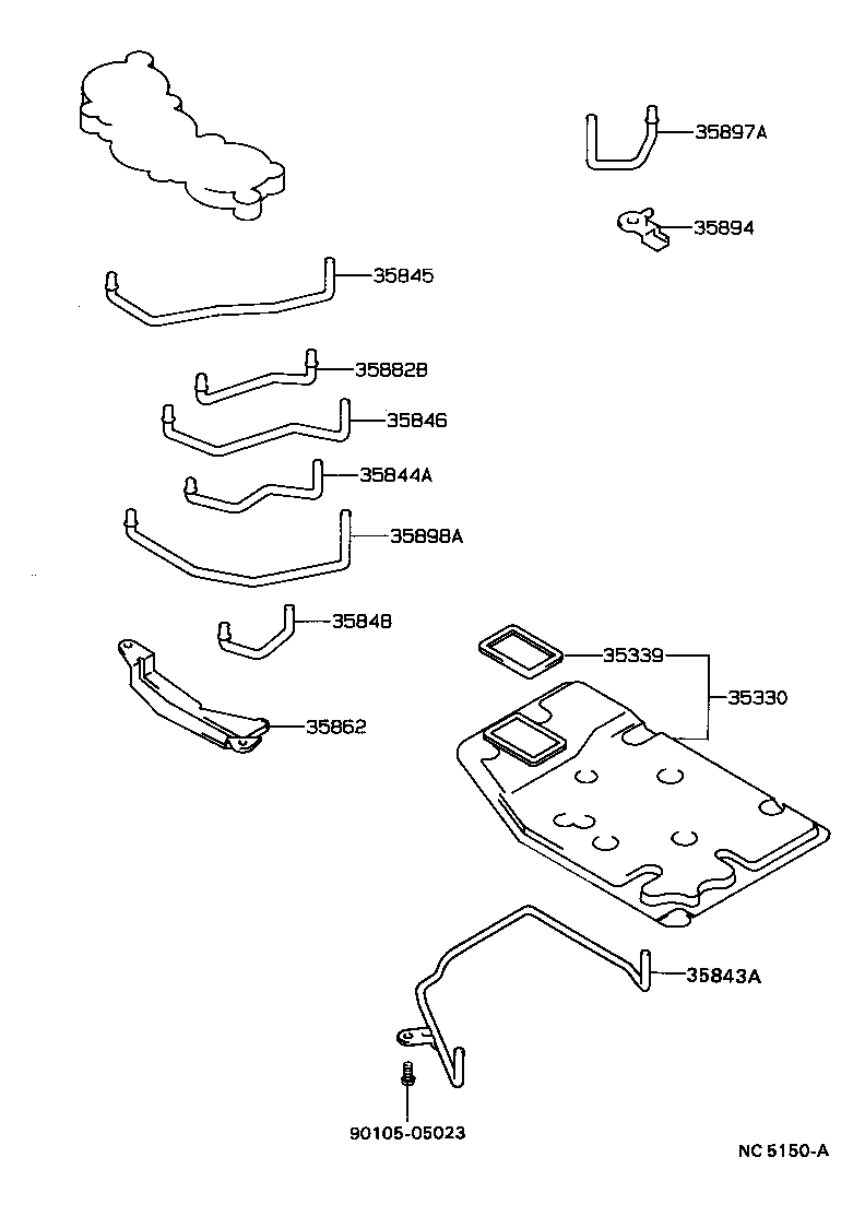 35410-32150 BODY ASSY, TRANSMISSION VALVE product image
