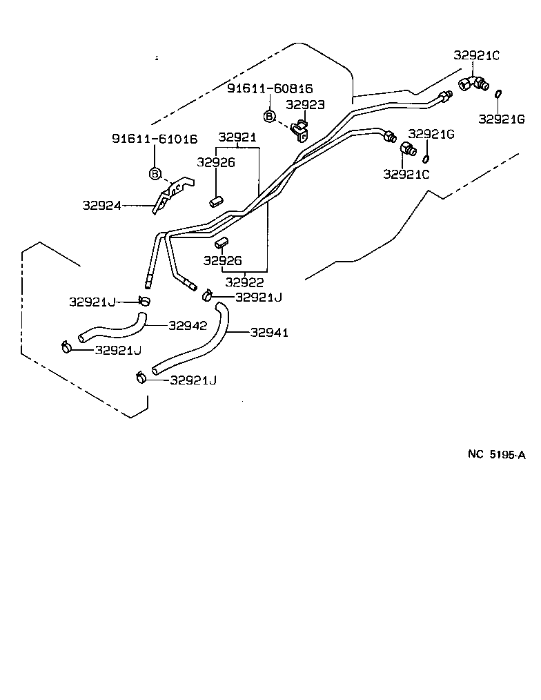 Toyota 32913-35030 BRACKET, OIL COOLER