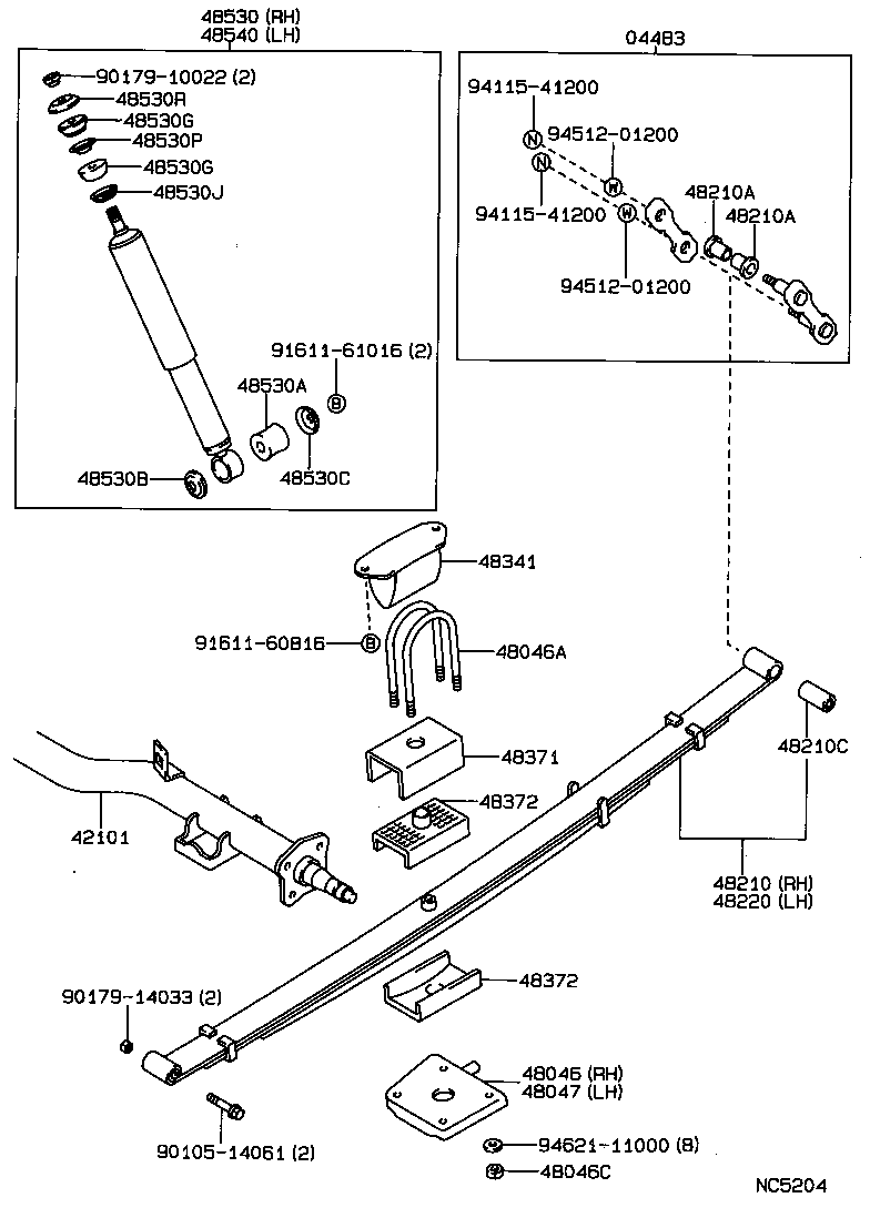48231-1A590 SPRING, COIL, REAR product image