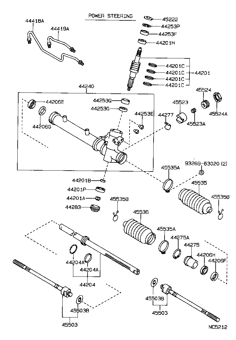 90562-37004 RING(FOR RACK STEERING PISTON) product image