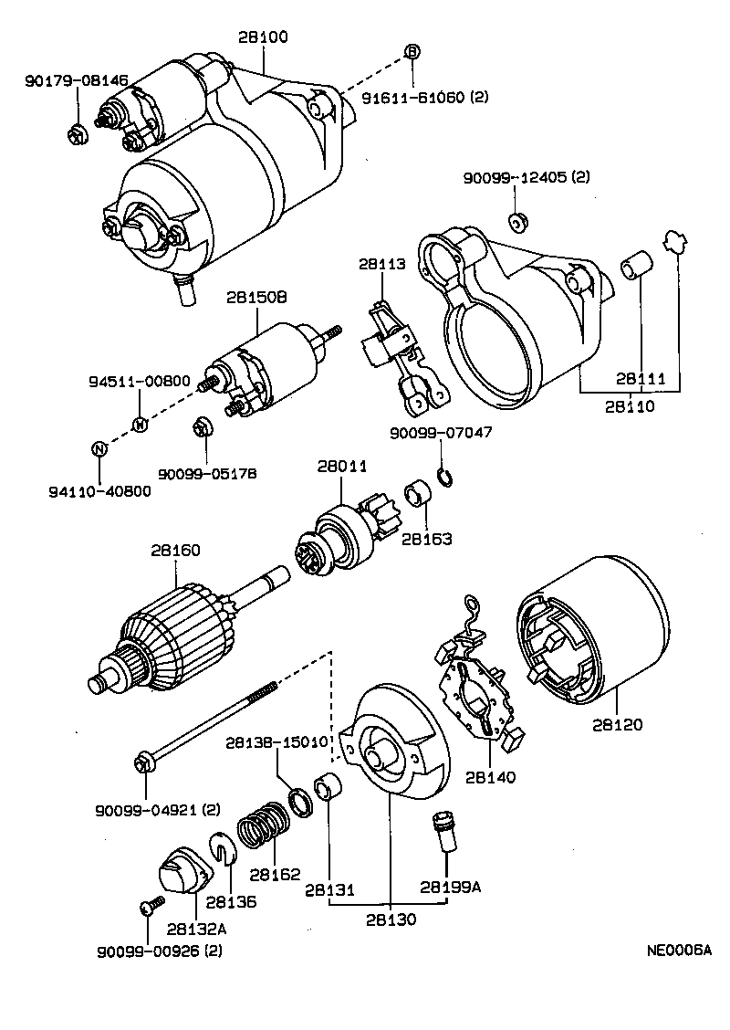 28199-70020 PROTECTOR, DUST STARTER product image