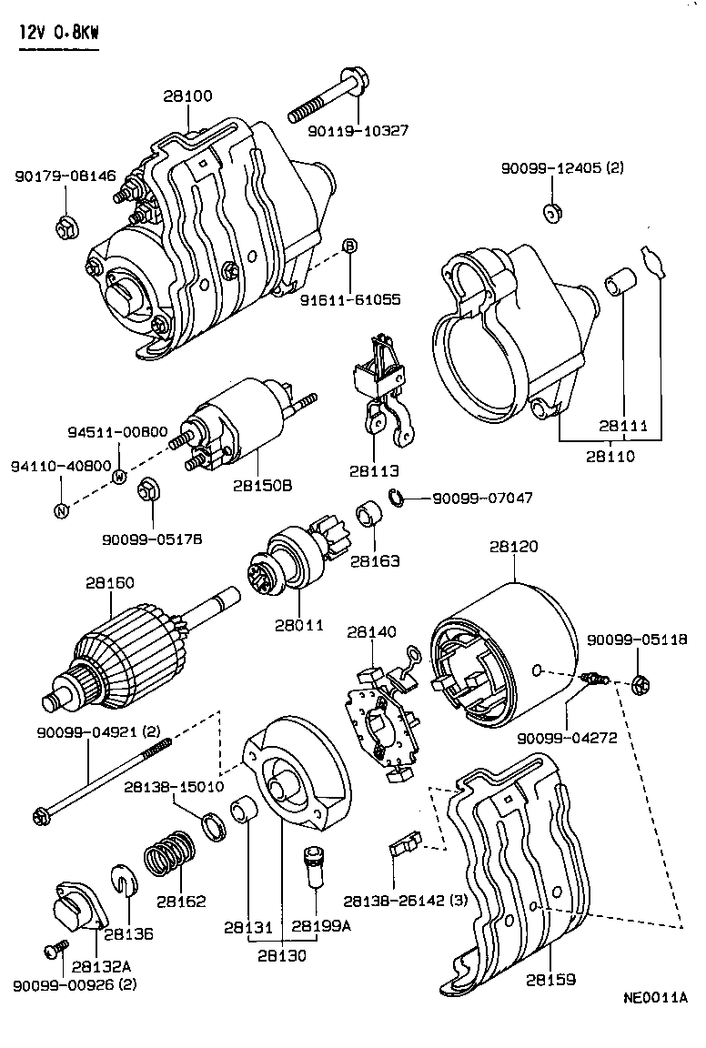 28199-70020 PROTECTOR, DUST STARTER product image