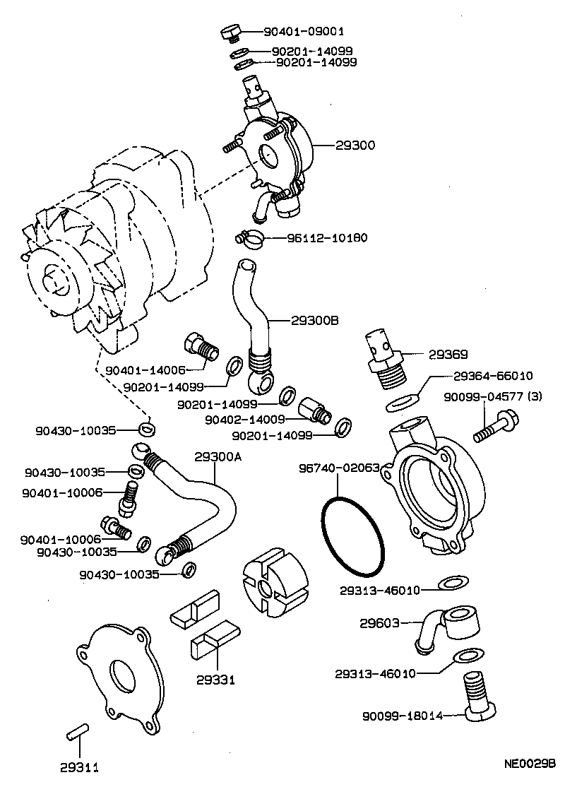 29300-64040 PUMP ASSY, VACUUM product image